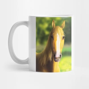 Palomino Gold Horse Head Mug